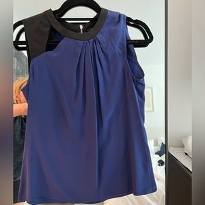 Nanette Lepore beautiful sleeveless blouse with cut out, size 6